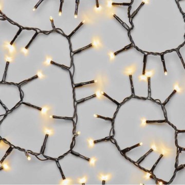 LED коледна външна гирлянда 600xLED/17m IP44 топла бяла