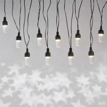 LED Коледна външна верига 10xLED/9,5 m IP44 студено бяло