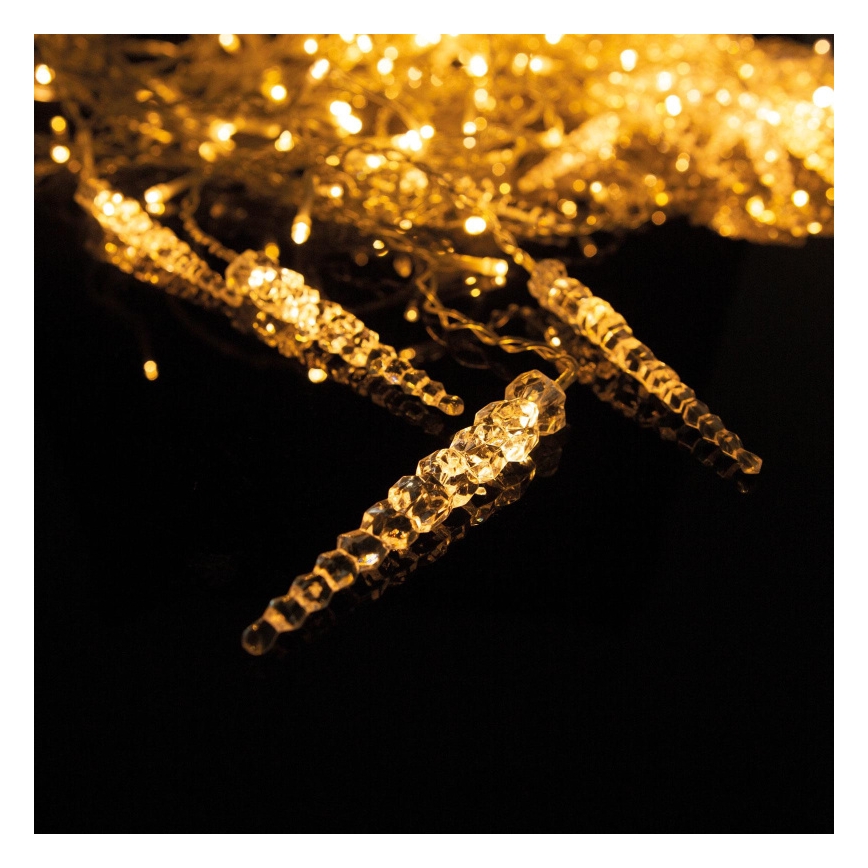 LED коледна външна завеса 180xLED 3,5x0,7 m IP44 топла бяла