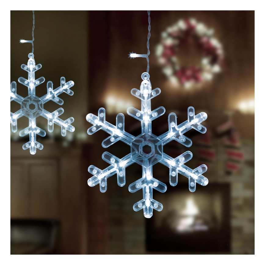 LED Коледна външна завеса 224xLED 3,5x0,75 m IP44 студено бяла