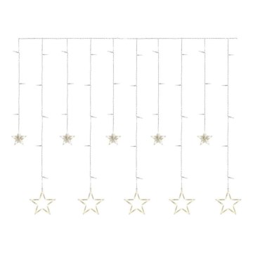 LED коледна завеса 115xLED/1,35W 6,85x1,05 m топла бяла