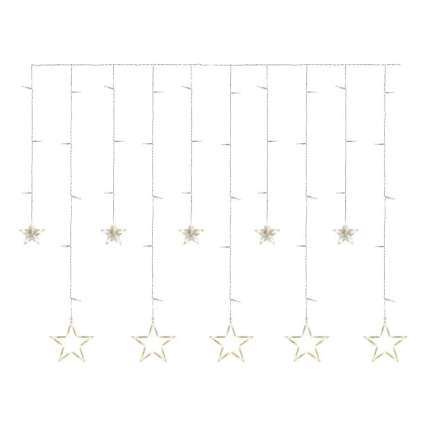 LED коледна завеса 115xLED/1,35W 6,85x1,05 m топла бяла