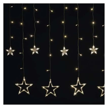 LED коледна завеса 115xLED/1,35W 6,85x1,05 m топла бяла