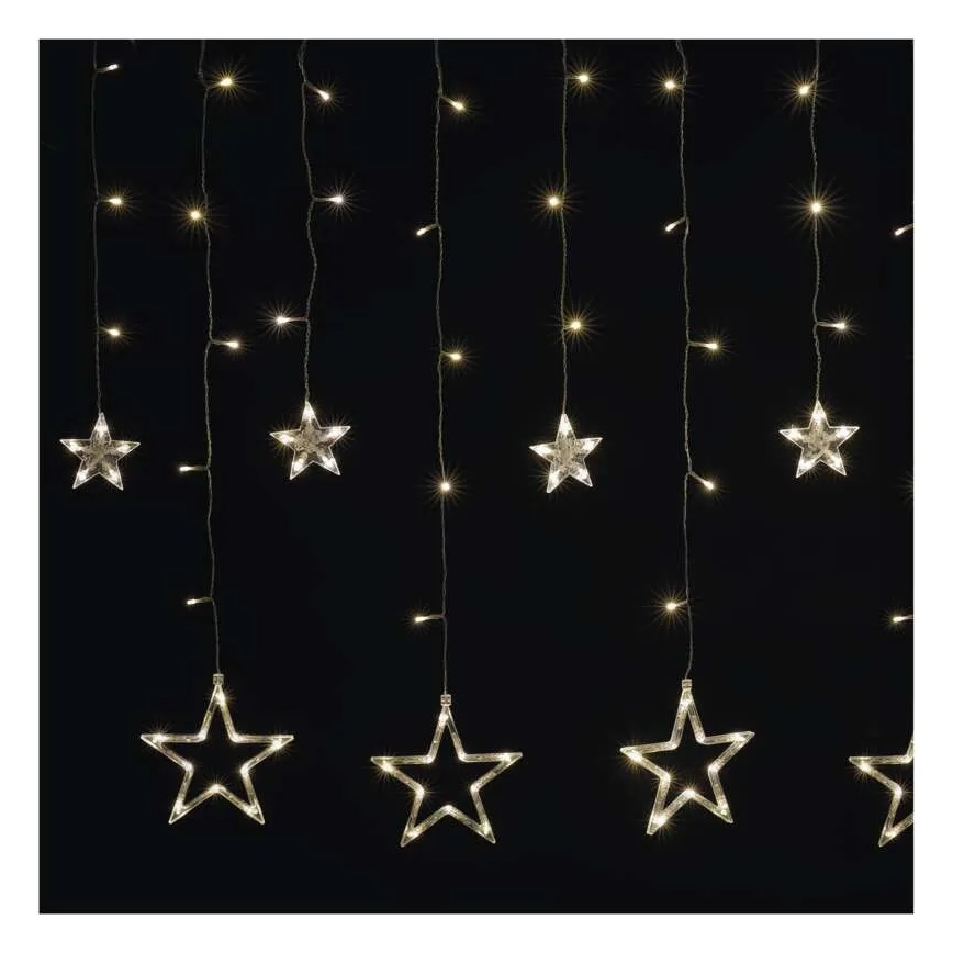 LED коледна завеса 115xLED/1,35W 6,85x1,05 m топла бяла