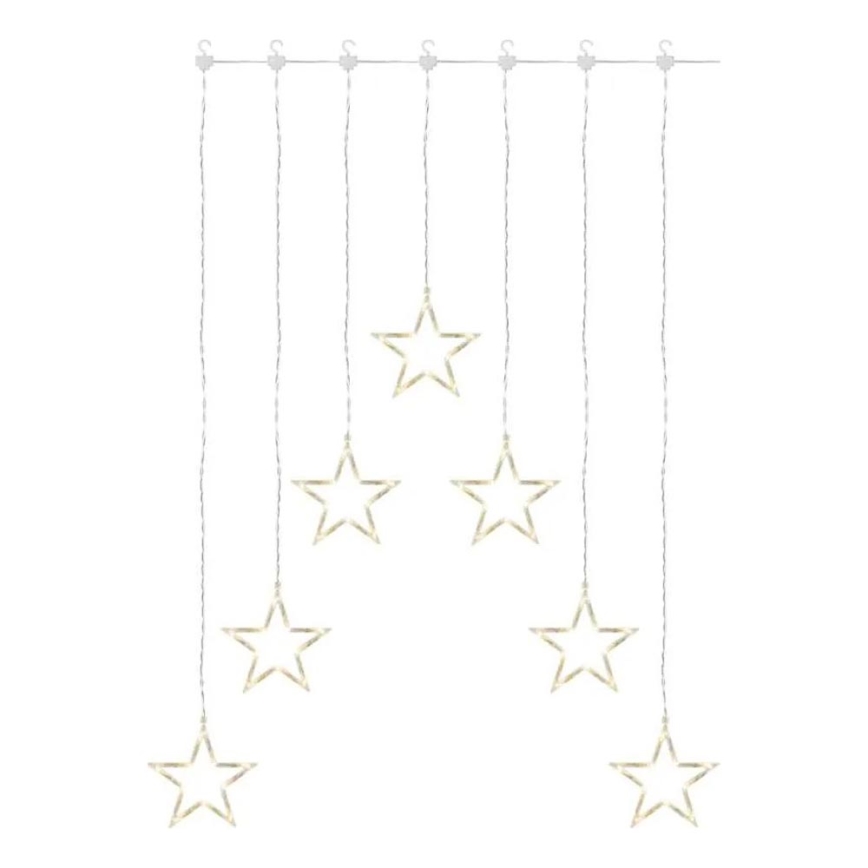 LED коледна завеса 70xLED/3,6W 567x125 cm топло бяло