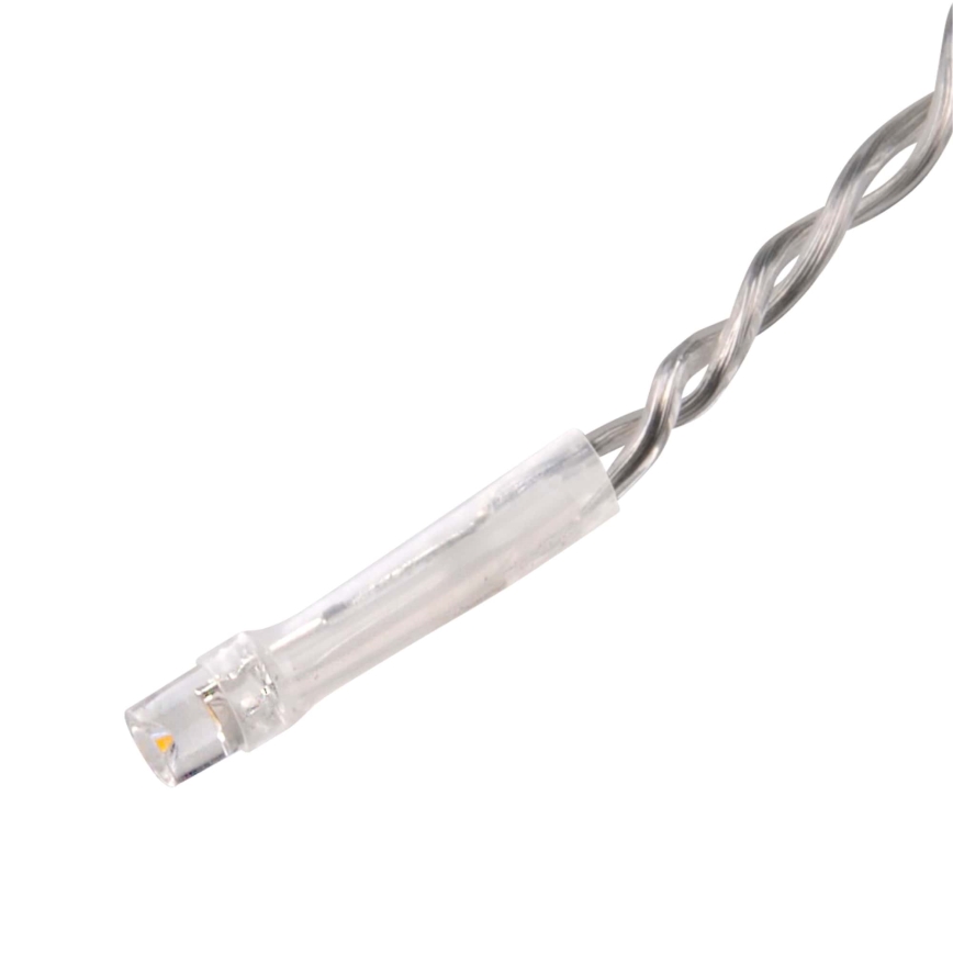 LED Коледна завеса ESTELLA 47xLED/8 функции 3,5 м топло бял