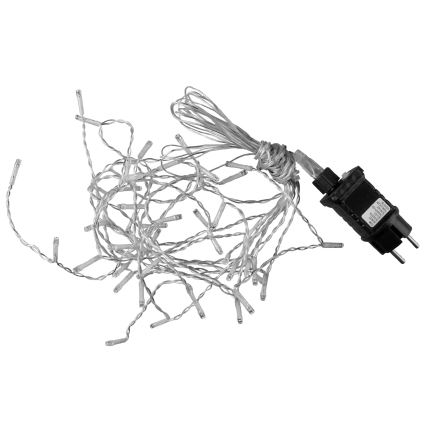 LED Коледна завеса ESTELLA 47xLED/8 функции 3,5 м топло бял