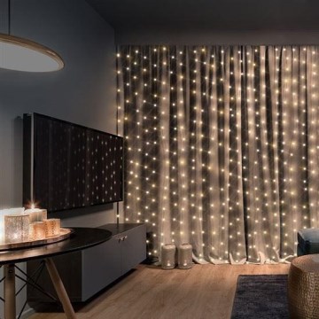 LED Коледна завеса LED/3xAA
