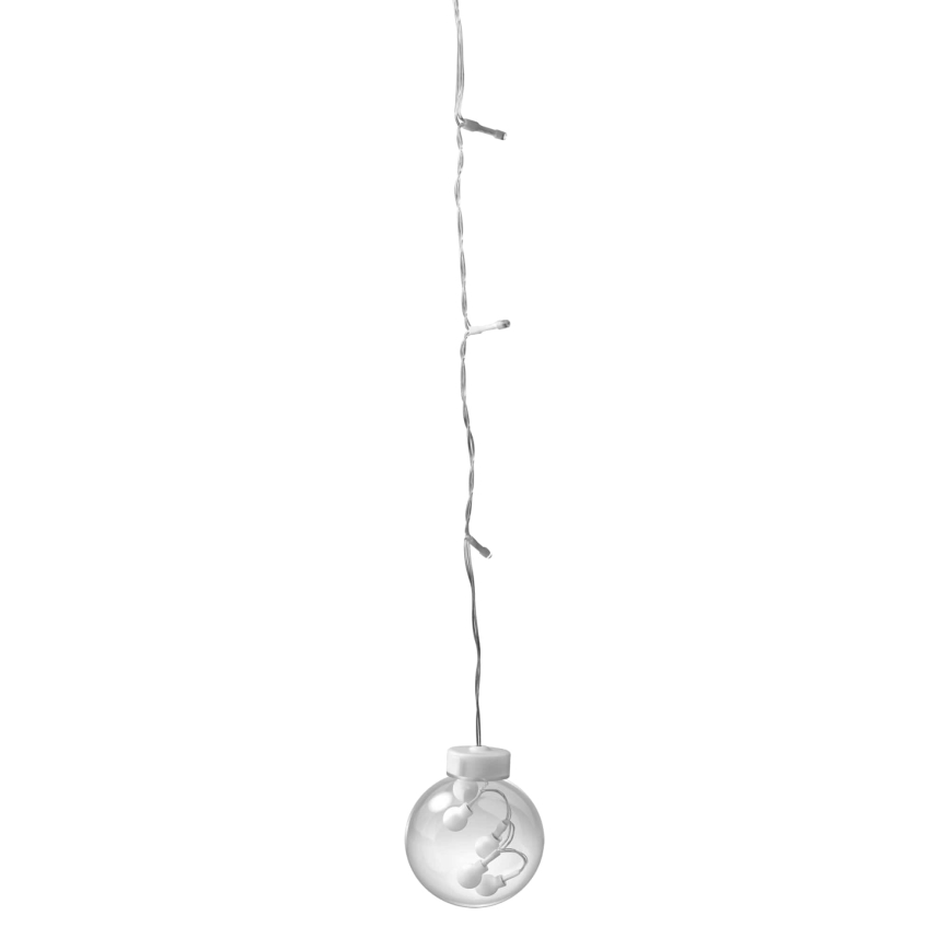 LED Коледна завеса WISH BALLS 108xLED/8 функции 4,5 м топло бяло