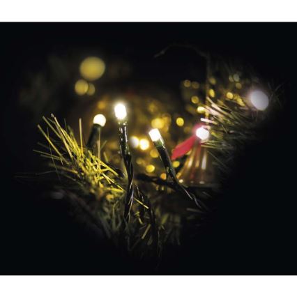LED Коледни екстериорни лампички 80xLED/13м IP44 топло бели