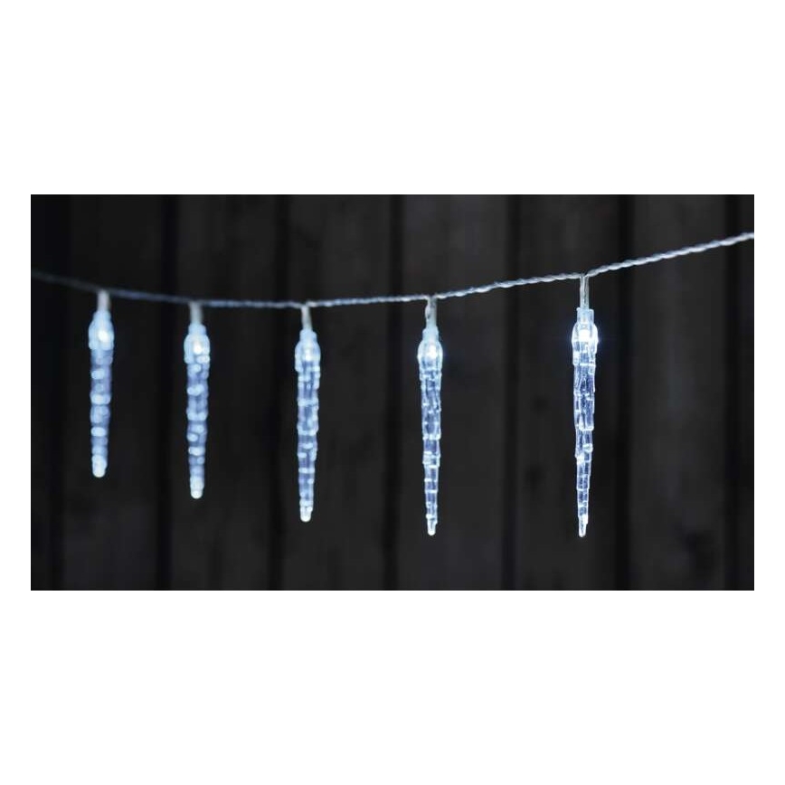 LED Коледни лампички 10xLED/2xAA 1,65m