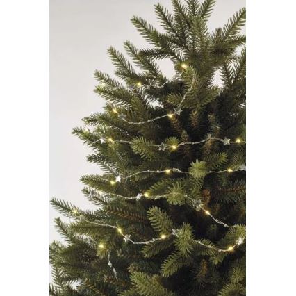 LED Коледни лампички 20xLED/2xAA 2,2 м топло бели