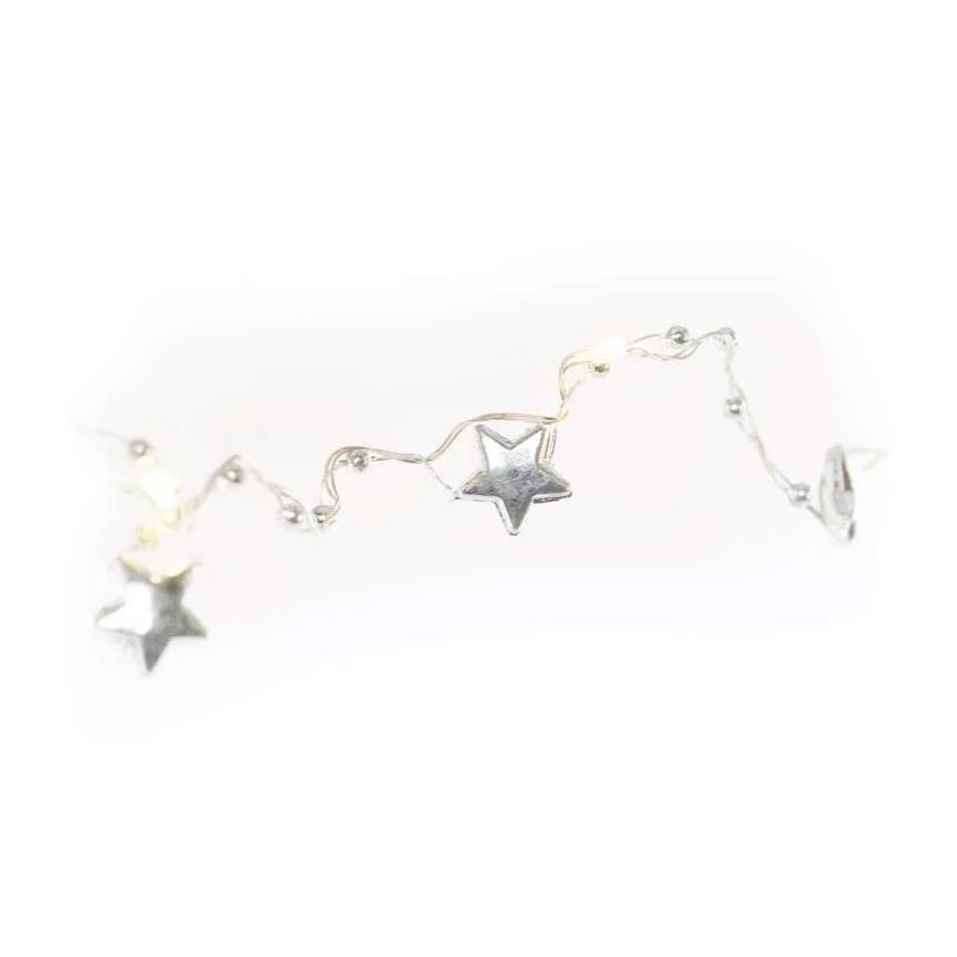 LED Коледни лампички 20xLED/2xAA 2,2 м топло бели