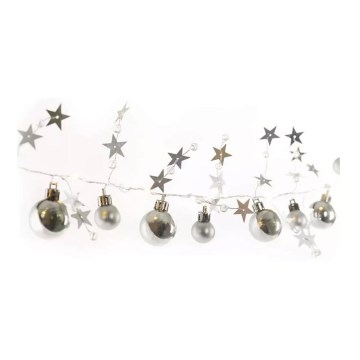 LED Коледни лампички 20xLED/2xAA 2,2 м топло бели