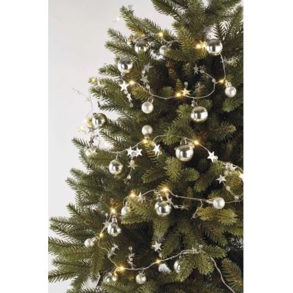 LED Коледни лампички 20xLED/2xAA 2,2 м топло бели