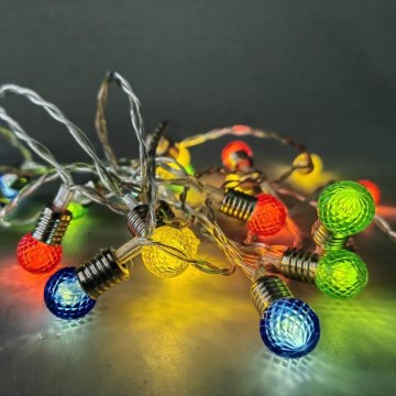 LED Коледни лампички 20xLED/2xAA/топло бял 1,8 м крушки