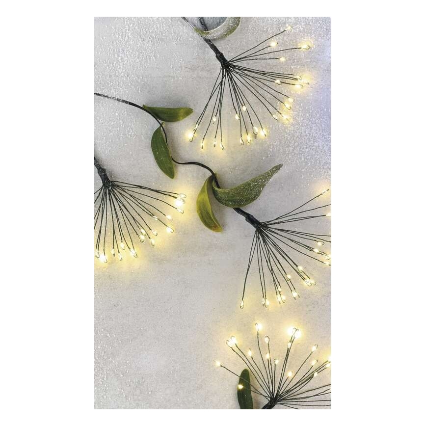 LED Коледни лампички 150xLED/5,35м топло бяло