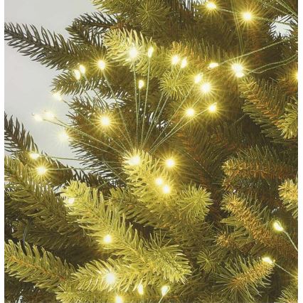 LED Коледни лампички 150xLED/5,35м топло бяло