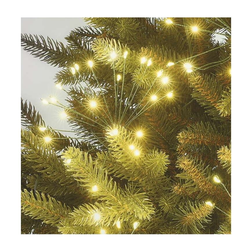 LED Коледни лампички 150xLED/5,35м топло бяло