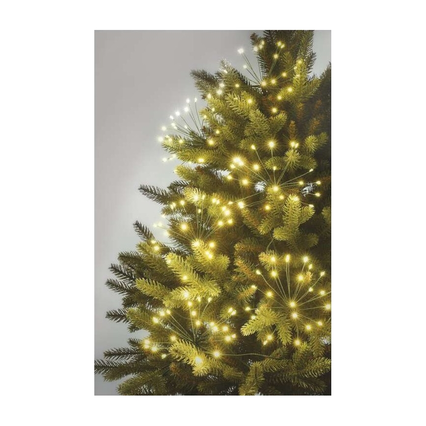 LED Коледни лампички 150xLED/5,35м топло бяло