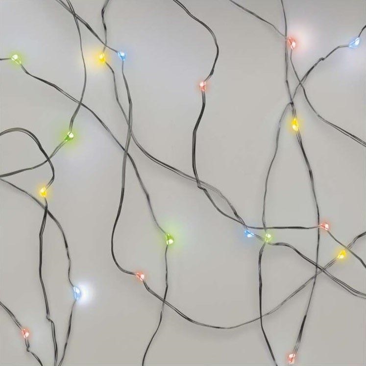 LED Коледни лампички 20xLED/2xAA 2,4m многоцветен