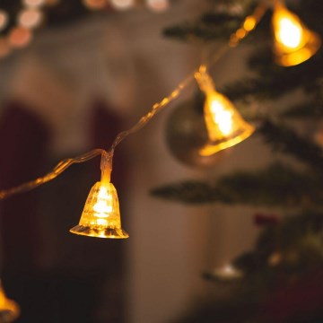 LED Коледни лампички 20xLED/3xAA 2,3м топло бели