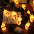 LED Коледни лампички 20xLED/3xAA/топло бял 3,3 м снежен човек