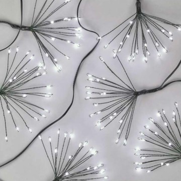 LED Коледни лампички 300xLED/8,2м студено бяло
