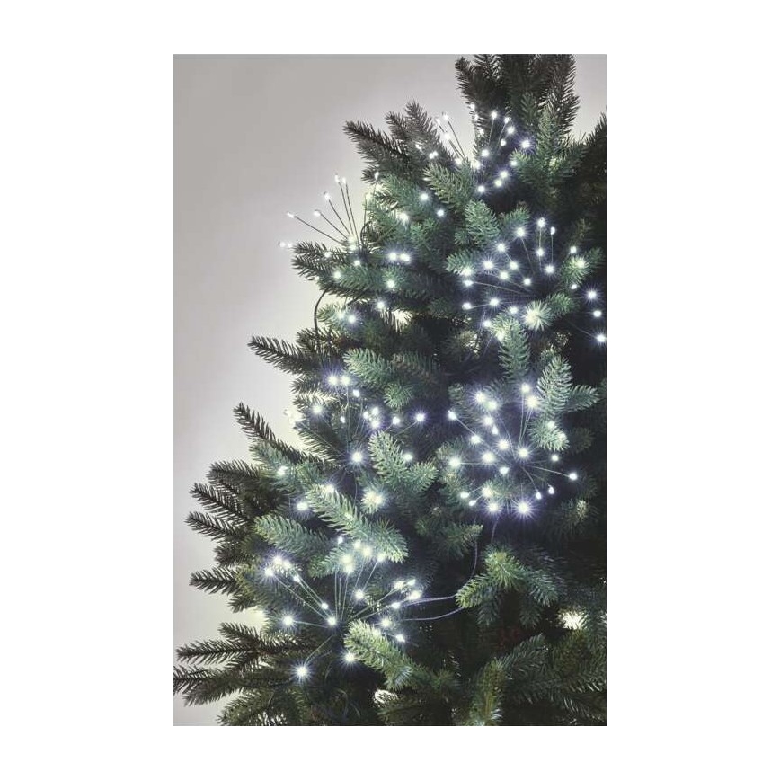 LED Коледни лампички 300xLED/8,2м студено бяло