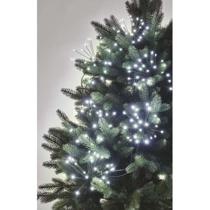 LED Коледни лампички 450xLED/11м студено бяло