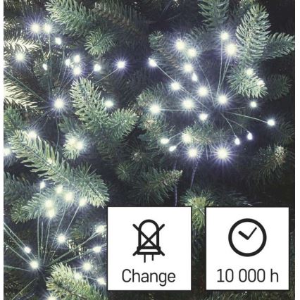 LED Коледни лампички 450xLED/11м студено бяло