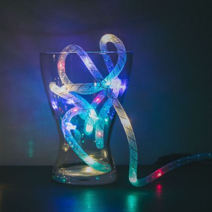 LED Коленди лампички 20xLED 2,3м многоцветни