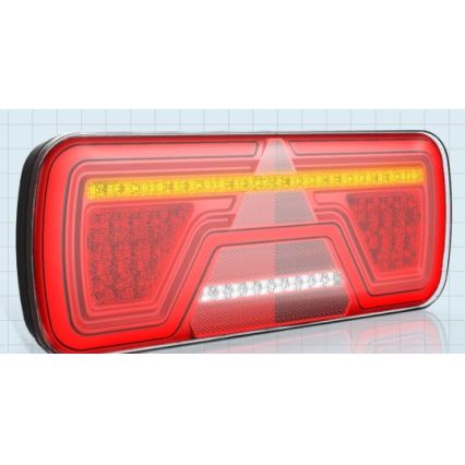 LED Комбинирано осветление с динамичен мигач LED/10-30V IP67 ляв