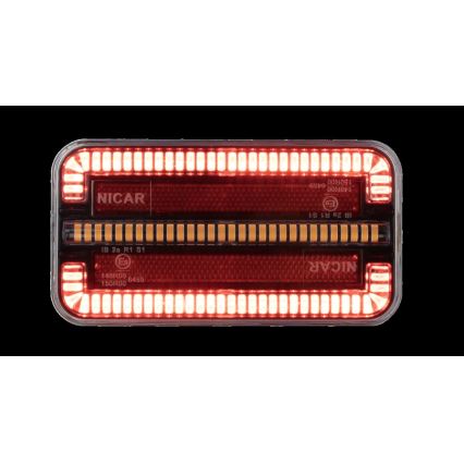 LED Комбинирано осветление с динамичен мигач LED/12-24V IP65