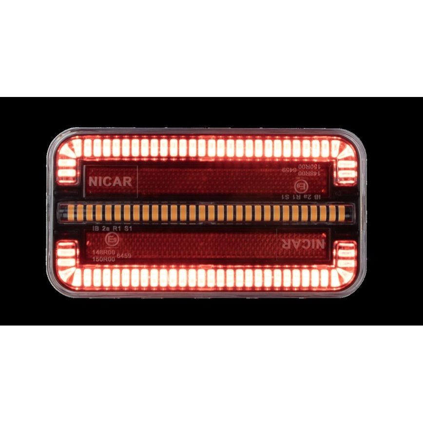 LED Комбинирано осветление с динамичен мигач LED/12-24V IP65