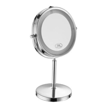 LED Козметично огледало LED/3W/6V 4xAA IP44