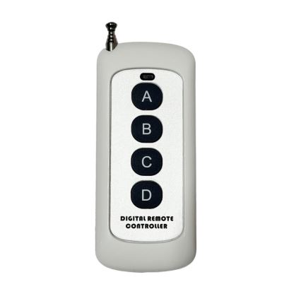 LED кристален таванен осветител MAJURO LED/30W/230V диам. 40 см лъскав хром + дистанционно управление