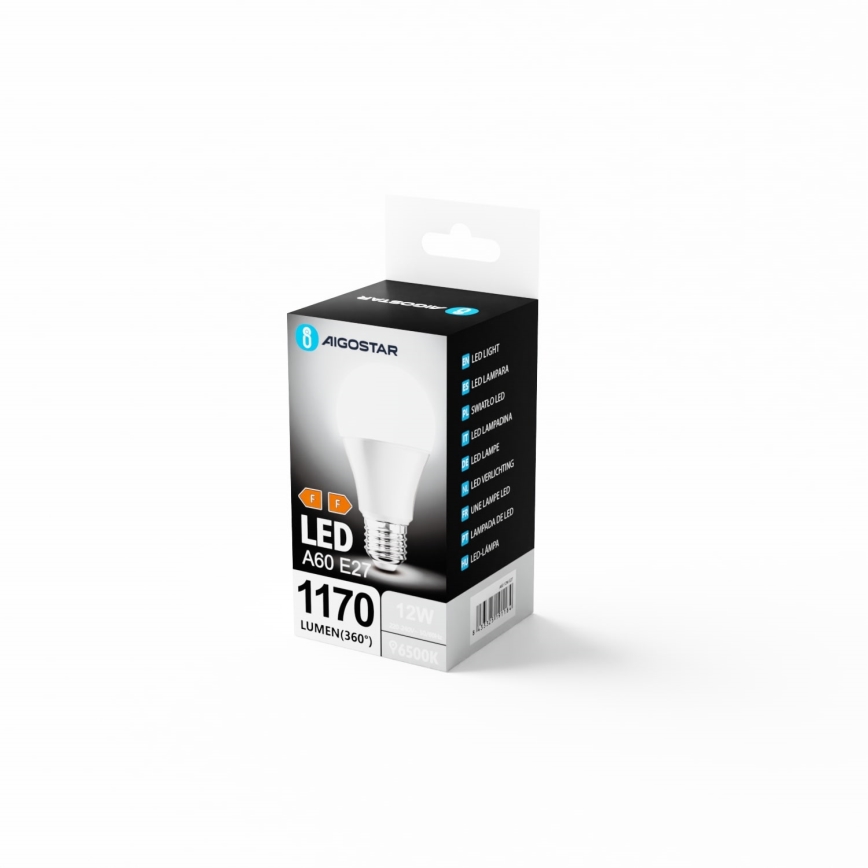 LED Крушка A60 E27/12W/230V 6500K - Aigostar
