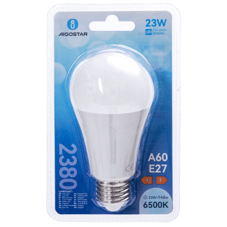 LED крушка A60 E27/23W/230V 6500K - Aigostar