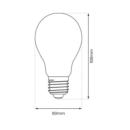 LED Крушка A60 E27/8W/230V 4000K