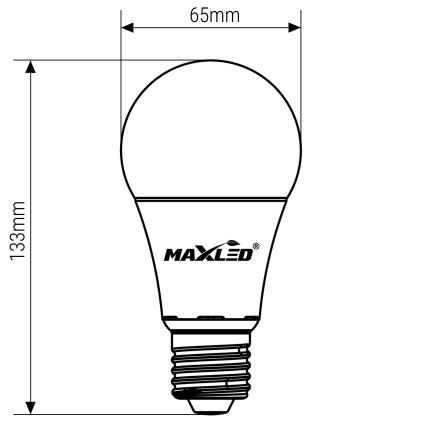 LED Крушка A65 E27/15W/230V 4000K