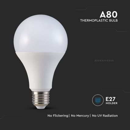 LED Крушка A80 E27/20W/230V 3000K