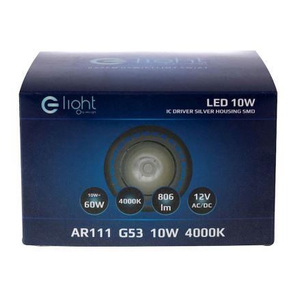 LED Крушка AR111 G53/10W/230V 4000K