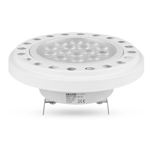 LED Крушка AR111 G53/12W/12V 3000K бял 30°