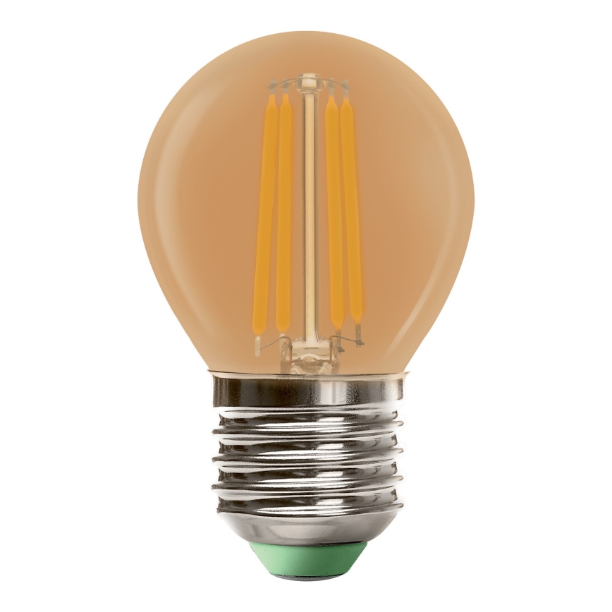 LED Крушка CLASIC AMBER G45 E27/4W/230V 2200K -  Brilagi