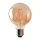 LED Крушка CLASIC AMBER G95 E27/8W/230V 2200K – Brilagi