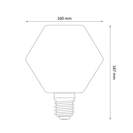 LED Крушка DECO VINTAGE E27/4W/230V 1800K