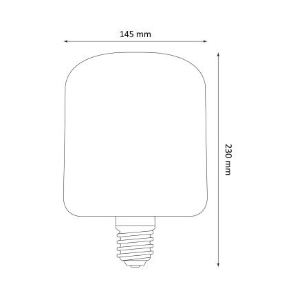 LED Крушка DECO VINTAGE E27/4W/230V 1800K