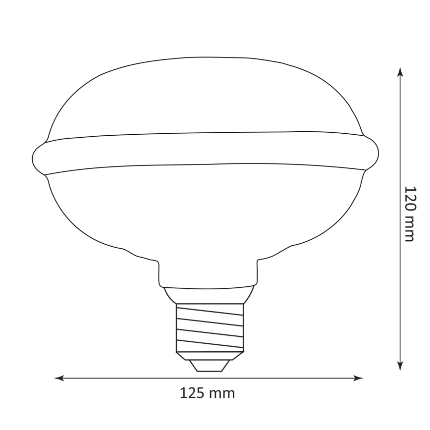LED Крушка DECO VINTAGE FILAMENT UFO130 E27/4W/230V 1800K