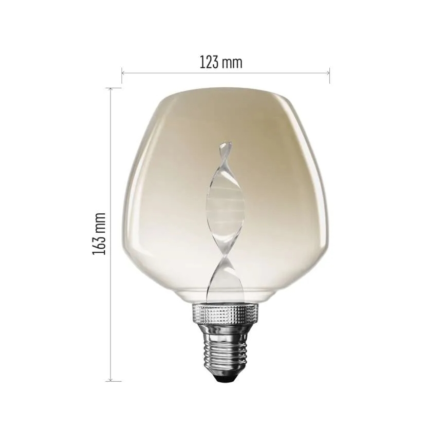 LED крушка DECO VINTAGE S123 E27/3,5W/230V 1800K